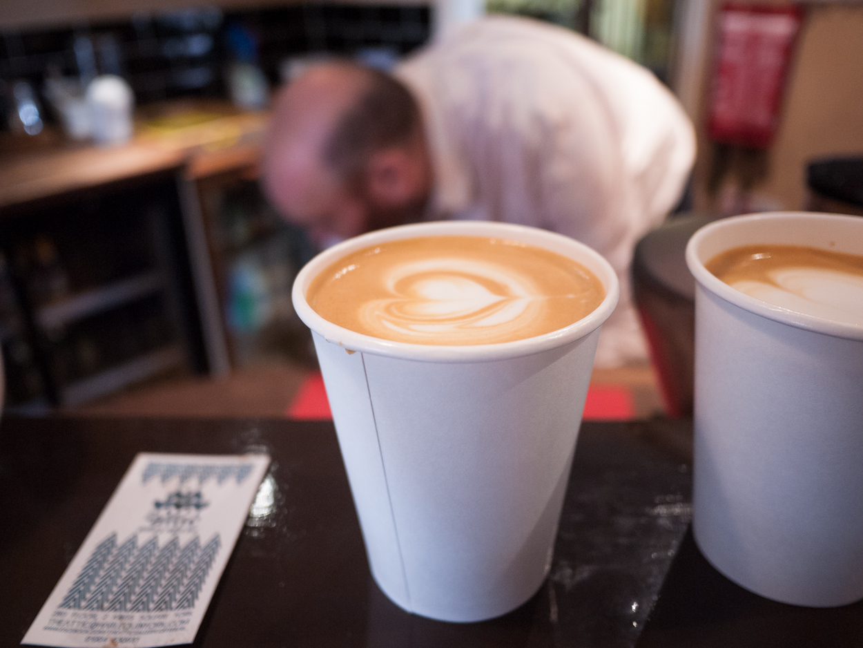 Flat White coffee from Attic