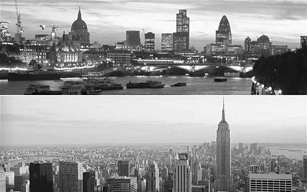 London and New York startup scenes